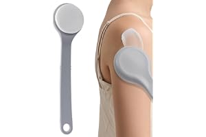 Quick Back Lotion Applicator Tool | Tvättbar Moisturizer Cream Applikator | Enhanced Long Handle Moisturizer Cream Applicator Fuktgivande Oljor/liniment För Män, Kvinnor, Pojkar, Ungdomar, Tonåringar