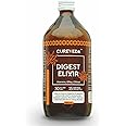 Cureveda Digest Elixir Herbal Syrup, Ayurvedic Tonic for Detox, Enrich with Aloe Vera and Chitrak (450 ml)