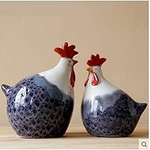 3 Statuine Polli In Legno Decorativi - Family Set Per Cucina E Casa | Decorazione Rustica Divertente - Foto 7