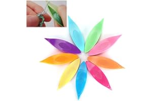 Hapivida Tatting Shuttle, Hochwertiges 9-teiliges Tatting Shuttle Set aus Kunststoff für Handweben, Bunte Schiffchen für Stricknadeln und Häkeln, Ideal für Craft Enthusiasten und Handmade Projekte