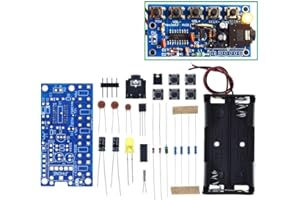 DollaTek Wireless 76MHz-108MHz Stereo FM Radio Receiver Module PCB Kit elettronici Fai-da-Te