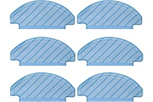 Feicuan Panno di Pulizia di Ricambio Mop Pad in Microfibra per Ecovacs Deebot OZMO N8, N8+, N8 PRO, N8 PRO+, T8, T8+, T8 AIVI, T8 Max, T9, T9+ Ricambi per aspirapolvere, 6 Pezzi