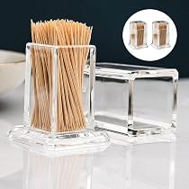 Akozon Pressa Rotante per Stuzzicadenti, Scatola per Dispenser, Organizer per Uova, Porta Stuzzicadenti, Contenitore per Decorazione per la Casa, Hotel, Dispenser Oro , Supporto