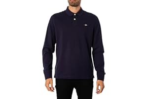 GANT Reg Shield LS Pique Rugger Camisa de Polo para Hombre