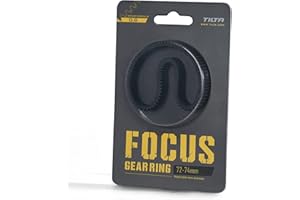 Tilta Bague de Mise au Point sans Couture pour Objectif 72-74mm Rotation 360° pour Tilta Mini Follow Focus Nucleus Nano DSLR 0.8 Mod Accessoires pour objectifs de caméra Standard Gear TA-FGR-7274