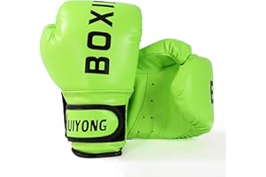 HUINING Niños Niños Cartoon Sparring Dajn Guantes de Boxeo Entrenamiento Edad 5-12 años