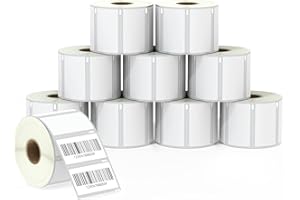 BETCKEY - 10 Rotoli 11354 Etichette Compatibile con DYMO S0722540, 57mm x 32mm, 10000 Etichette Multiuso Utilizzo per LabelWriter 450 4XL NON per 550 o 5XL