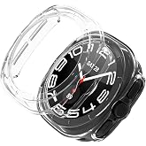 Nanospace Samsung Galaxy Watch Ultra İle Uyumlu Kılıf Silikon Soft Kasa Koruyucu (EKRAN KISMI A&Ccedil;IK) (şeffaf)