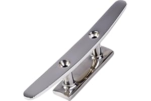 Toldoro® Taquet 150mm en Acier Inoxydable V4A / Taquet d'amarrage, Taquet de Bateau avec Surface électropolie/Amarrage pour voiles d'ombrage ou comme Accessoire de Bateau