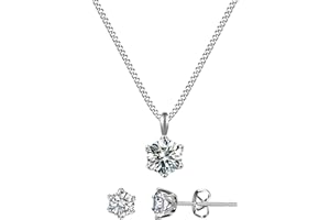 murtoo Necklaces for Women Birthstone Necklace and Earrings Sets Jewellery Sets with Gift Box,Christmas birthday anniversary jewellery gifts for women,Valentine gifts for her