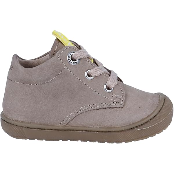 Chaussures Premier Pas Bébé Fille Richter Maxi - Cuir Nubuck Souple - Semelle Flexible Roll-Off - Pointure Ajustable