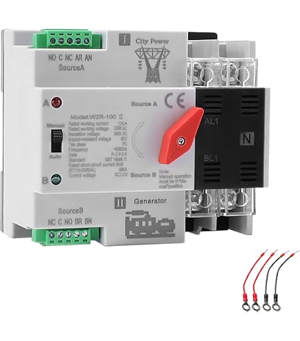 Interruttore Di Trasferimento Automatico 63A 4P A Doppia Alimentazione Con Protezione Blocco Elettromeccanico 220v 88062279 Interruttore Di Trasferimento Automatico 63A 4P A Doppia Alimentazione Con Protezione Blocco Elettromeccanico 220v 88062279