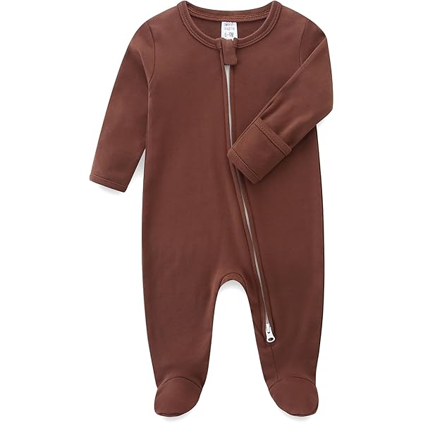 JiAmy Babyrompertje, set van 3 stuks, pasgeborenen, katoen, lange mouwen, overall met voeten, jumpsuit, kleding voor baby's, jongens, meisjes, 0-12 maanden, Dieproze gebloemd, 6-9 Maanden