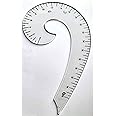 Heera Traders French Curve with Marking Armhole Curve Tailoring Materials Dark Visible Lines (Transparent)