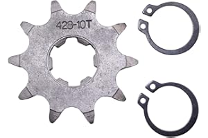 Trkimal Motorrad Ritzel vorne für 50cc 70cc 90cc 110cc 125cc 140cc 160cc Dirt Pit Bike, Mini Bike, TaoTao, Roketa, Coolster, Sunl, Lifan, Loncin, ATV, Quad, 4 Wheeler, Moped (428-10T, 17MM)