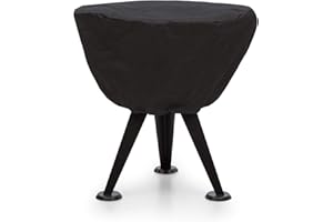 blumfeldt Caruso Wetterschutz Regenschutz - Schutzhülle, Cover, passend Caruso 2-in-1 Feuerschale und Grill, Material: Nylon 600D, reißfest, wasserfest, abwaschbar, schwarz