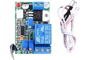 MEROURII Modulo Sensore Audio,12V / 24V Scheda di Ricevitore Audio,Modulo Rilevamento Sensibilità Sonora Microfono