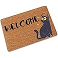 Front Door Mat, U-HOOME Heavy Duty Durable Floor Mats Outside Entrance, 24 x 16" Waterproof Welcome Muddy Mat for Entryway, Patio, Porch, Garage