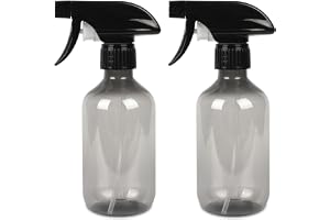 2 st sprayflaskor, 300 ml vattenspruta för frisör, tomma justerbara plastsprayflaskor, sprayflaskor för rengöring, hår, växter, trädgårdsarbete, hem