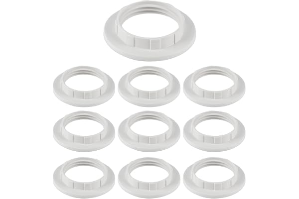 Newoutset E14-E27 adapterring 10 st, för lampskärmar