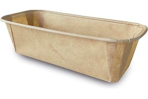 Guardini, Set di 4 stampi rettangolari 19x9 cm, Ideali per friggitrice ad aria, Carta antiaderente, Monouso, Made in Italy, Linea Air Fryer