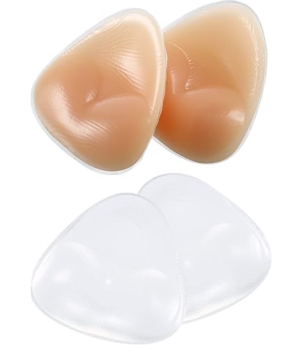 Prothèses Mammaires En Silicone Triangulaires Adhésives - 200g/paire, Réalistes, Pour Mastectomie, Transition
