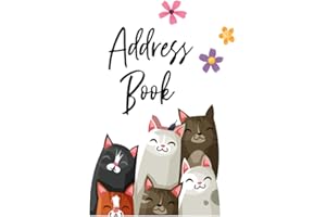 Address Book: A5 Address Book With Alphabetical Tabs : Makes It Easy To Keep Track Phone Numbers, Addresses, Email Include Notes Section : 126 Pages (6)