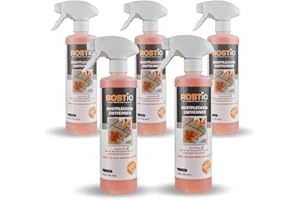 Rostio - Eliminador de óxido altamente eficaz para piedra, mármol, granito, hormigón, azulejos y terraza (juego de 5)