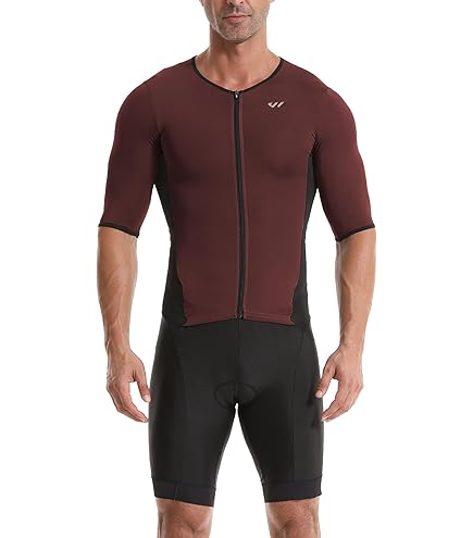 Tuta Da Triathlon Uomo Maniche Corte - Abbigliamento Tecnico Per Nuoto, Corsa, Ciclismo + Occhiali - Foto 3