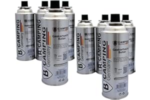 B CAMPING GERMANY Gas Cartridge 227 g Butane Camping Gas Burner Stove Gas Cartridges