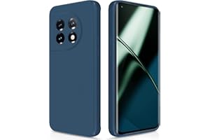 GiiYoon Funda para Oneplus 11 5G, Case de Silicona Suave de TPU Funda Protector de Goma Fexible Prueba Liviano y a Delgado de Golpes Antirrayas para Teléfono Oneplus 11 5G(Azul)
