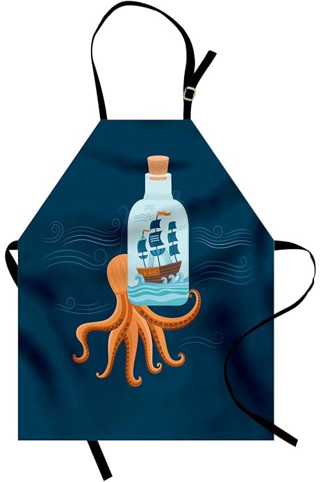 Tablier Unisexe ABAKUHAUS - Pour Cuisine, Jardinage & Barbecue - Taille Réglable