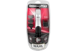Wahl Groomsman Battery Hair Trimmer, Beard Trimmer for Men, Men’s Hair Trimmer, Stubble Trimmer, Male Grooming Set, Battery Powered, Stubble Trimmers, Beard Care Kit