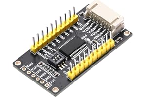 XICOOLEE MCP23017 módulo de Placa de expansión I/O SG-IO-E017, 16 Pines I/O compatibles con Raspberry Pi Series, Interruptor Dip Integrado de 3 dígitos, Interfaz I2C