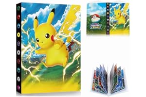COZVIAO Album per Carte Pokemon, Raccoglitore per Carte, Libro Porta Carte, Album di Carte Collezionabili, 30 Pagine, Capacità 240 Carte