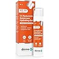 The Derma Co 1% Hyaluronic Sunscreen Hydrating Gel SPF 50 PA++++ | For Dry, Sensitive Skin | Lightweight Texture | No White Cast | UVA/UVB, Broad Spectrum Protection & Blue Light Protection | Non- Comedogenic | Clinically Tested - (In -Vivo) | Tan Protection | Photostable | For Men & Women | 50 g