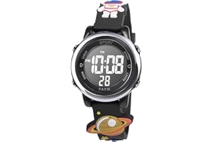 Vicloon Cyfrowy zegarek dla dzieci dziewczyna, migające światło LED 7 kolorów zegarek wielofunkcyjny dziewczyna zegarek jednorożec dziewczyna zegarki dziewczyny dzieci cyfrowy dla dzieci 3-12 lat