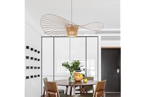 GLZXMQBP Lampe Vintage Vertigo Suspension 80Cm 100Cm 120Cm 170Cm, Suspension Rétro Vertigo Lustre, LED Vertigo Suspension, Suspension Rétro Vertigo Salon Lustre for Intérieur Salon,Marron,80cm