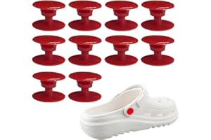 UZEXYO 10Pcs Rivets,Rivets Resin Easy DIY Fix,Replacement for Plastic Shoes Crocs Compatible Durable Pop Rivet Button Buckles Fasteners Set for Repairing, Upgrading, and Refreshing Your Footwear Tool