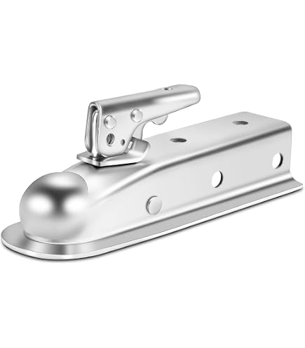 thumbnail image 2 of 2-5/16" Adjustable Trailer Coupler – Heavy Duty 14,000 Lb Capacity Channel Mount 2 of 4