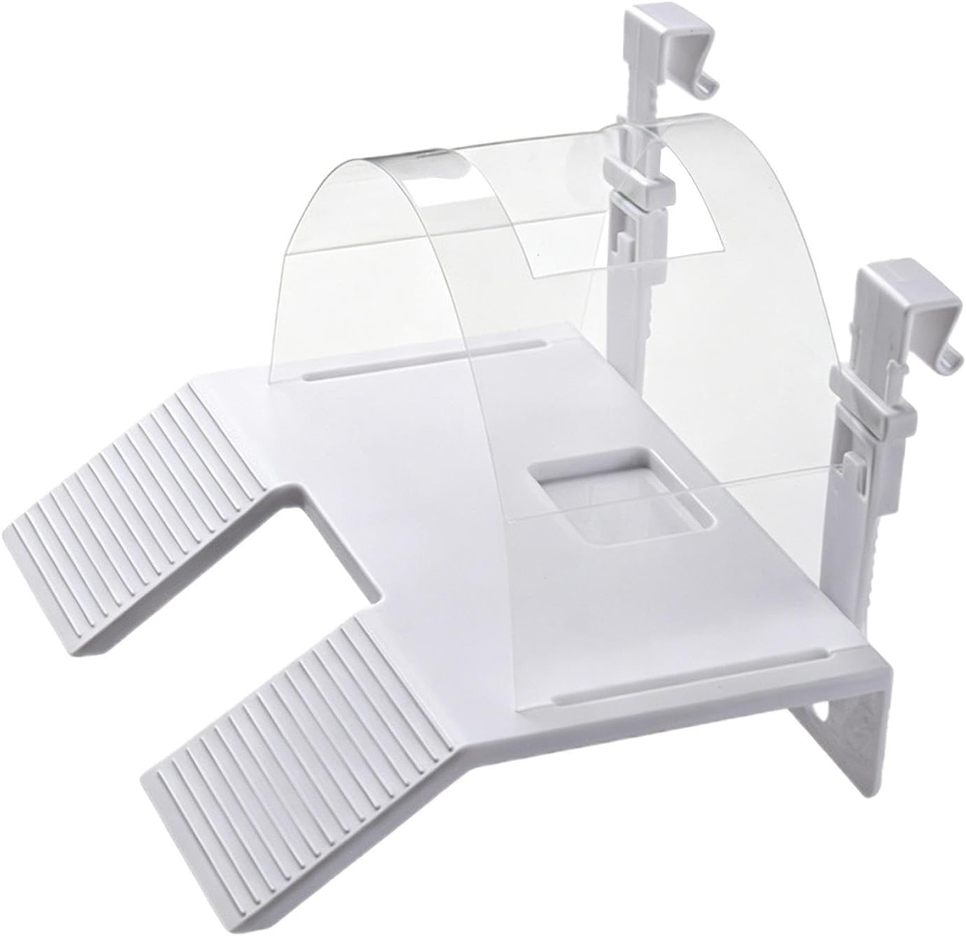 Nkmifeg Rampa De Asolamiento Tortugas - Doble Escalera Escalada Salamandras | Terraza Reposo Tortugas - para Criadores y Dueños, Terrario, Tanque de Comida, Salón, Oficina en Casa
