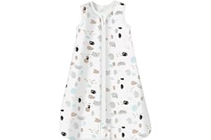 Mosebears Baby Sleeping Bag, Summer Sleep Sack, 0.5 Tog Baby Sleeping Bag, 100% Cotton, Breathable Sleeping Sack for Babies (Spot Cat, M (6-12 Months))