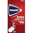 Panadol Extra Soluble Tablets 500mg, Painkiller and Headache Relief with Caffeine, Pack of 24