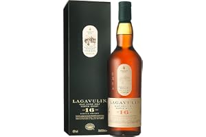 Lagavulin 16 Year Old Islay Single Malt Scotch Whisky | 43% vol | 70cl | Smoky & Intense | Peat-Rich | Sweet & Salty Single M