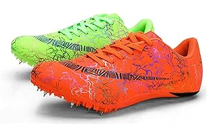 FJJLOVE Männer Damen Track & Field Schuhe, Spikes Laufende Turnschuhe Leichte Springschuhe Für Jugendliche, Jungen Und Mädchen