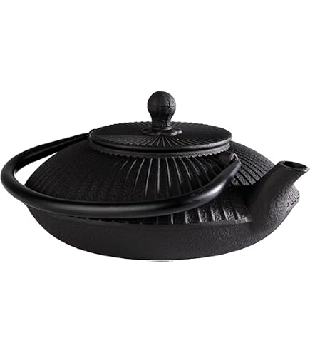 Ibili Cast Iron Dhaka Teapot - 0.85 Liter, Multicolor Design, Made In Spain