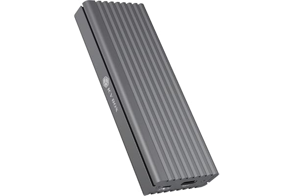 ICY BOX Boîtier SSD M.2 NVMe, USB 3.1 (Gen2, 10Gbit/s), PCIe M-Key, Disque dur externe SSD, Adaptateur NVMe, USB-C, USB-A, IB-1817M-C31