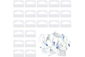 REEKNOKOL 200 pièces étiquettes volantes adhésives transparentes, étiquettes d'affichage adhésives étiquettes volantes en plastique étiquettes volantes adhésives pour les présentoirs de vente au détail