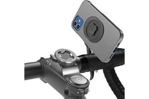 CQ Sincetop Handyhalterung Fahrrad, Handyhalter Fahrrad - Univeral Handy Fahrradhalterung, Stabile Aluminium Smartphone Halterung Farhrrad Vorbau mit Ultra-Sperre für Rennrad MTB