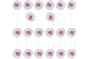 WAKECTS 20 Uds. Manto de Farol de Gas para Acampar, Manto de Farol de Gas de Doble Cabeza, Accesorios de Farol de Tela de Malla